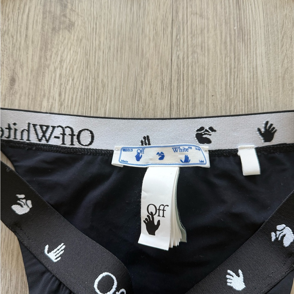 Off-White Black Bikini Set - Picture 3 of 6